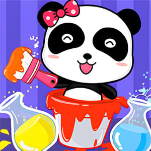 Baby Panda Color Mixing Studio