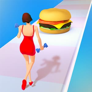 Muscle Girl Calorie Run